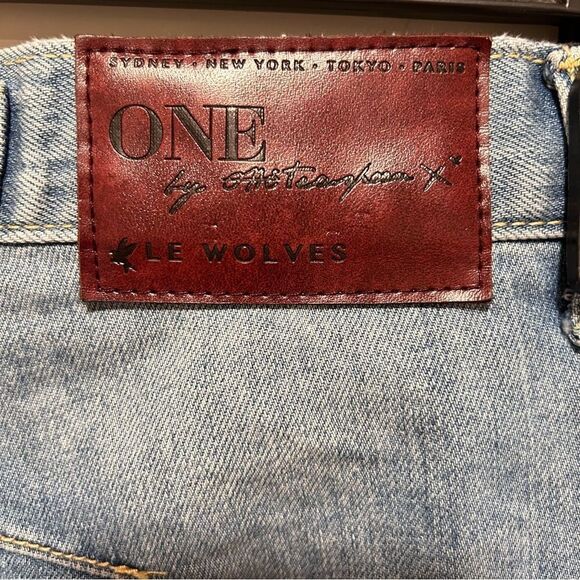 ONE TEASPOON BANDITS DISTRESSED
DENIM SHORTS size 26 - Picture 5 of 5